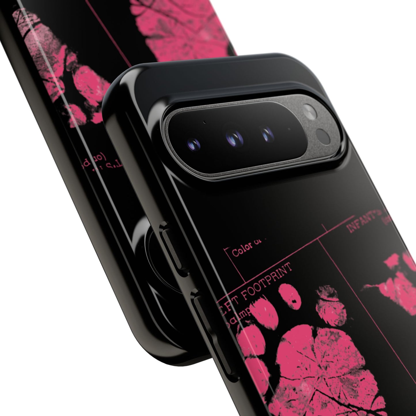 Protective Phone Case – Mom’s Little Pink Footprints