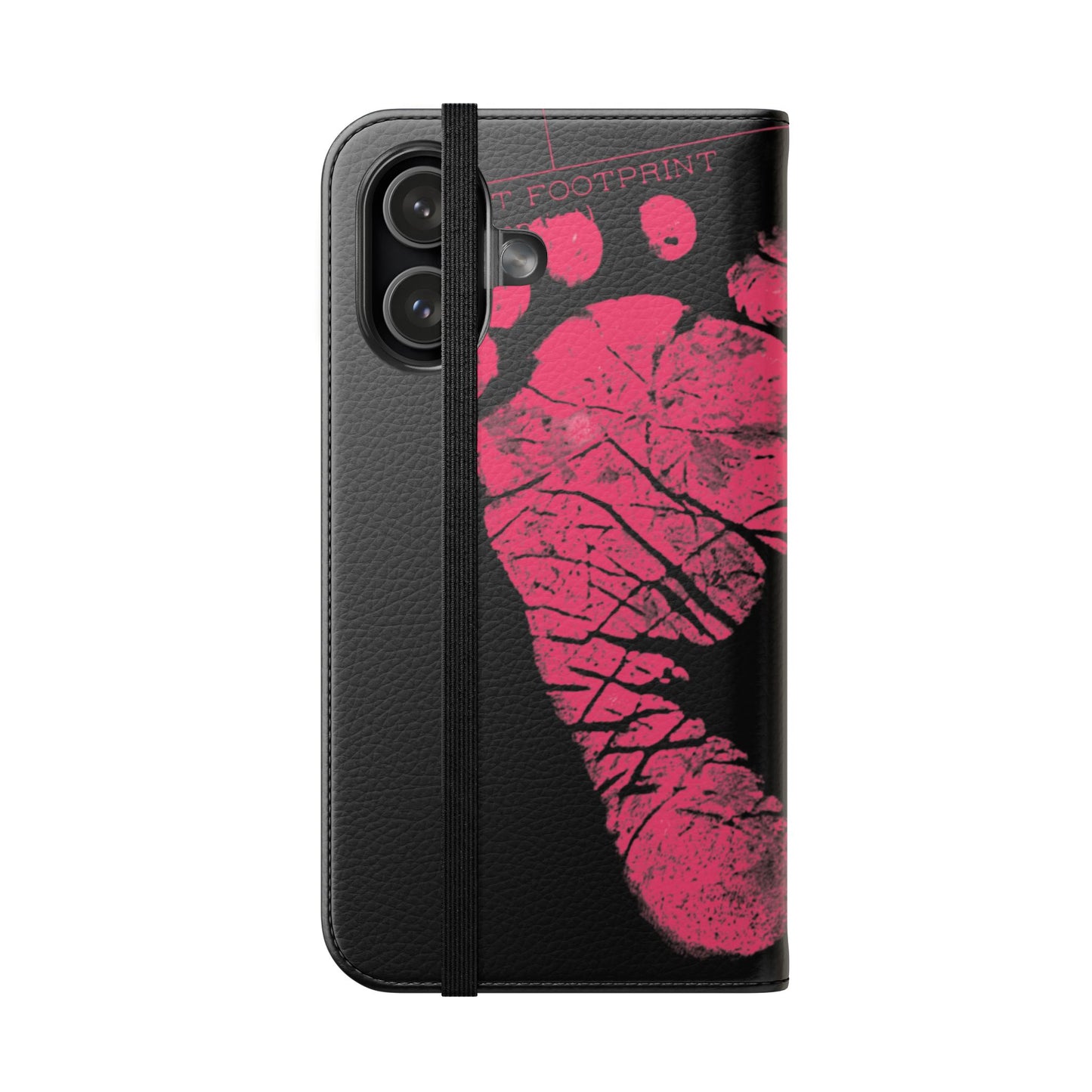 Flip Case – Mom’s Little Pink Footprints
