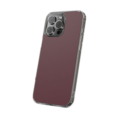 Clear Phone Case – Mulled Wine – Compatible with iPhone 13–17 & Samsung Galaxy S25–S26 Series