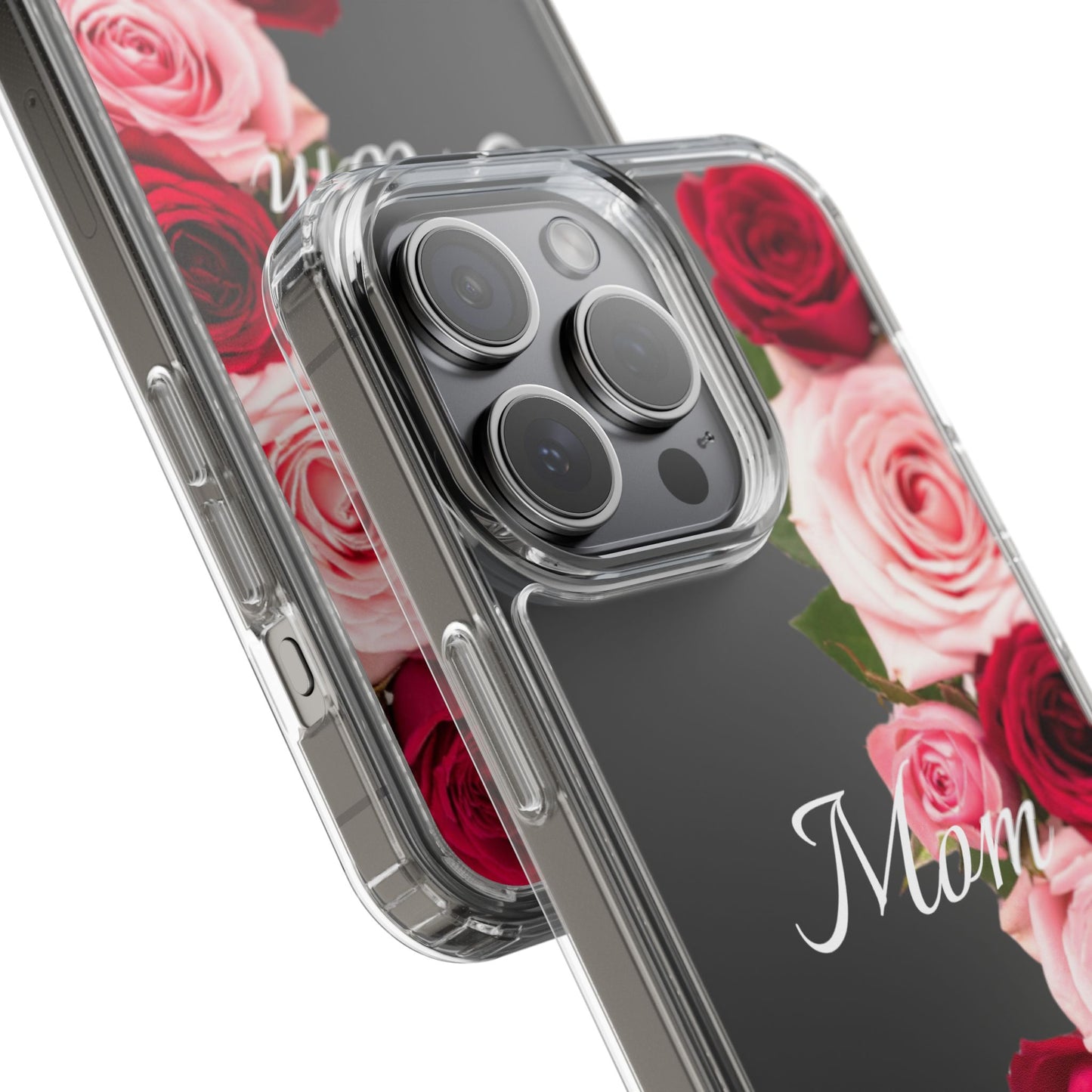Clear Phone Case – Mom’s Rose Bouquet