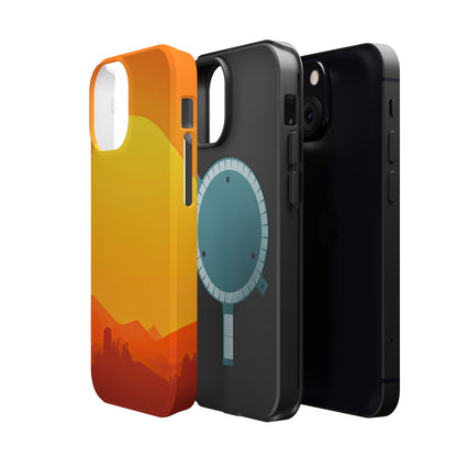 Wireless-Charging Compatible Case – Desert Sunrise