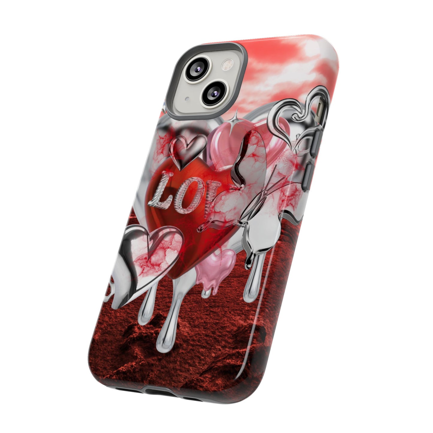 Protective Phone Case – Chrome Love