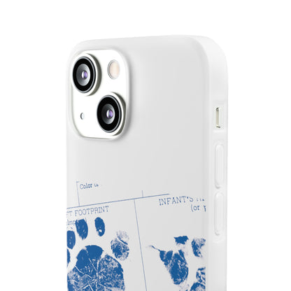 Flexi Case – Mom’s Little Blue Footprints