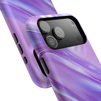 Impact-Resistant Phone Case – Lavender Wave