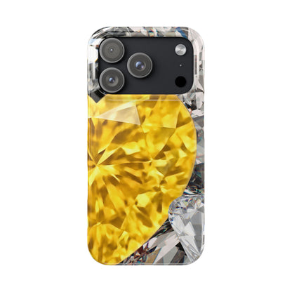Slim Phone Case – Heart of Gold
