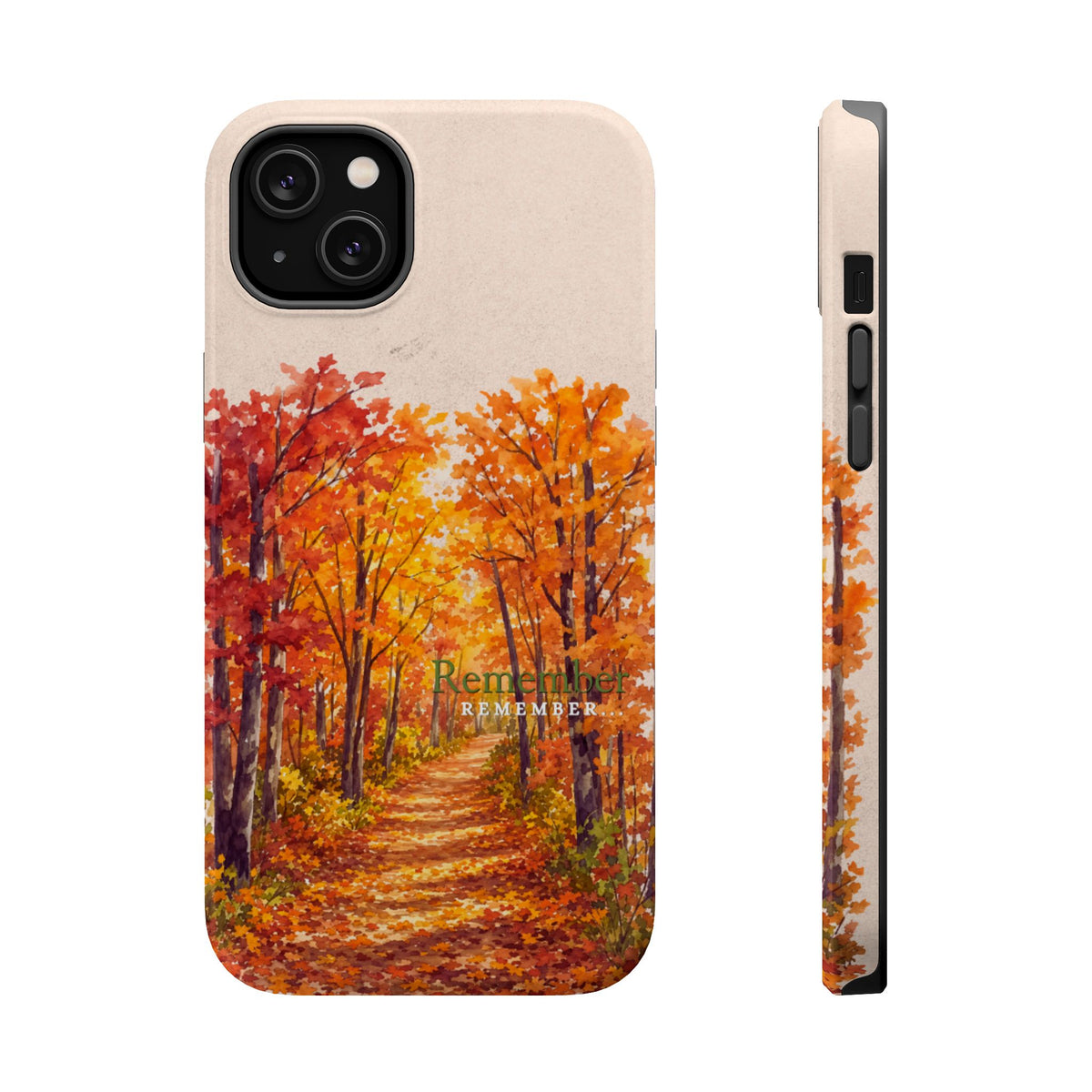 Wireless-Charging Compatible Case – Autumn Remembered – Compatible with iPhone 13–17 & Samsung Galaxy S25–S26 Series