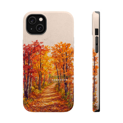 Wireless-Charging Compatible Case – Autumn Remembered – Compatible with iPhone 13–17 & Samsung Galaxy S25–S26 Series