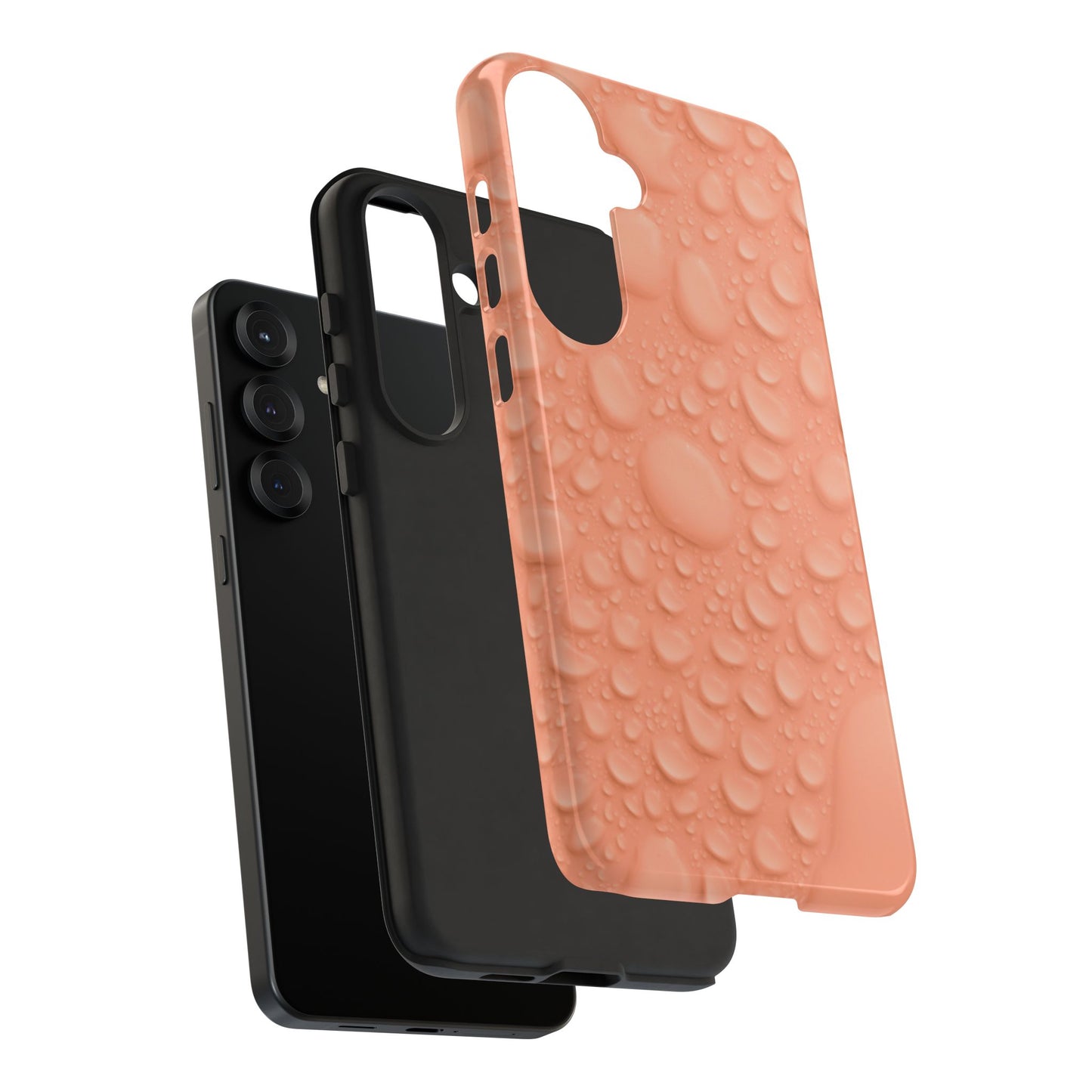 Protective Phone Case – Apricot Rain