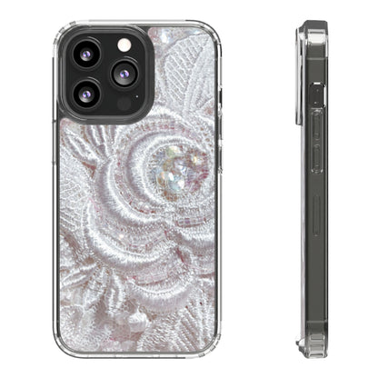 Clear Phone Case – Lace Veil