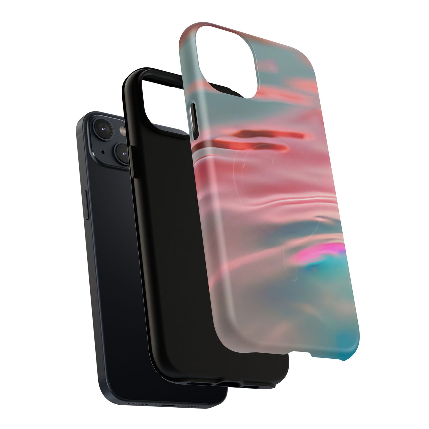 Protective Magnetic Phone Case – Liquid Sunset