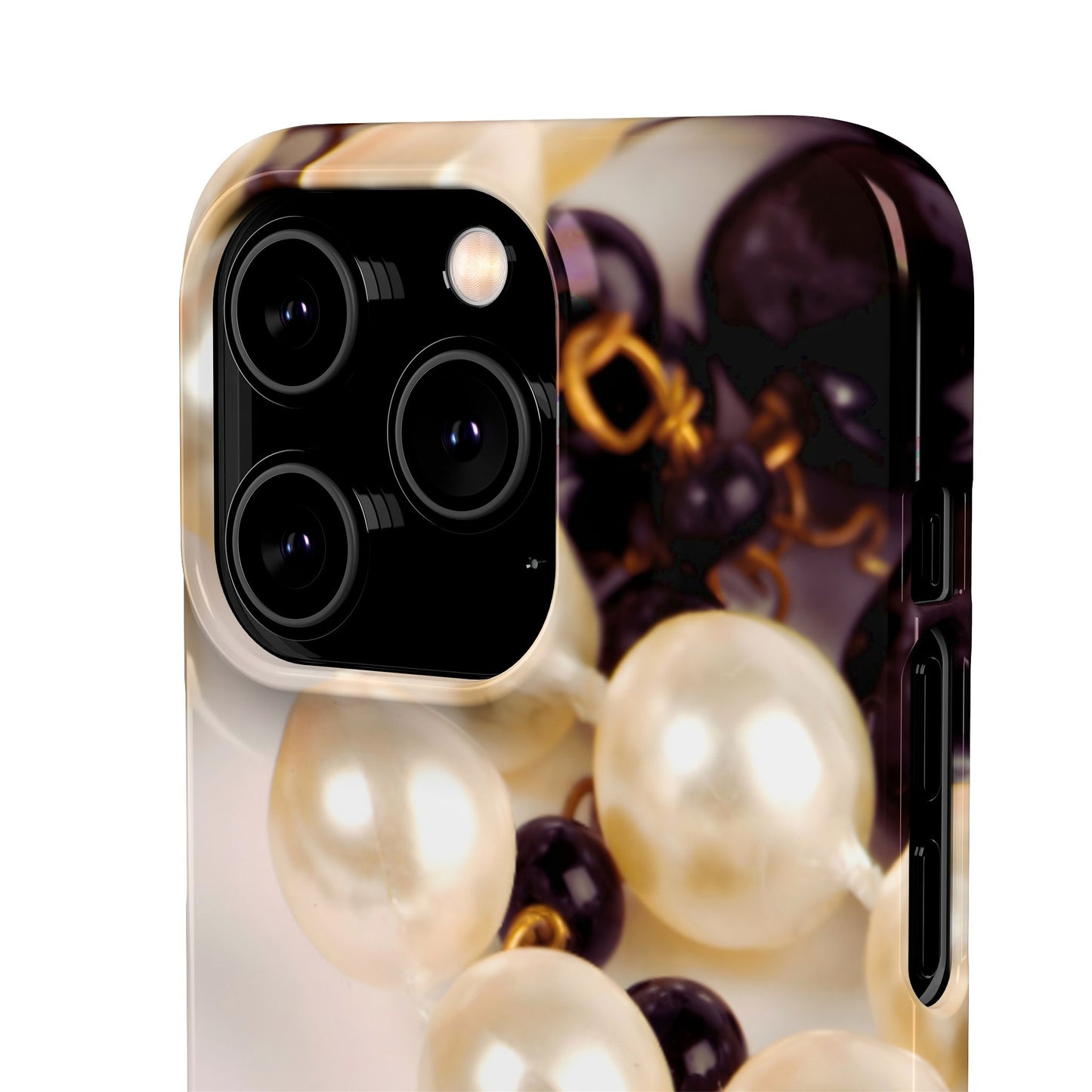 Snap Phone Case – Noir Pearl