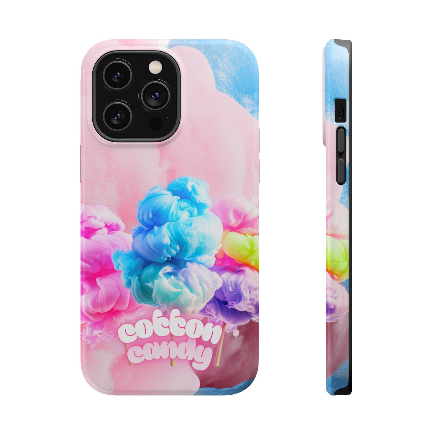 Wireless-Charging Compatible Case – Cotton Candy Dream