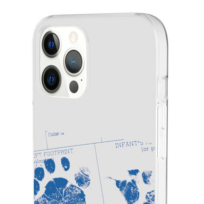 Flexi Case – Mom’s Little Blue Footprints