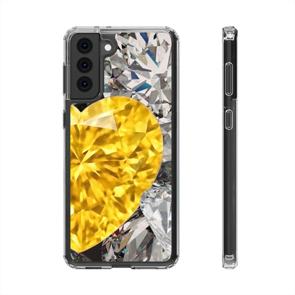 Clear Phone Case – Heart of Gold