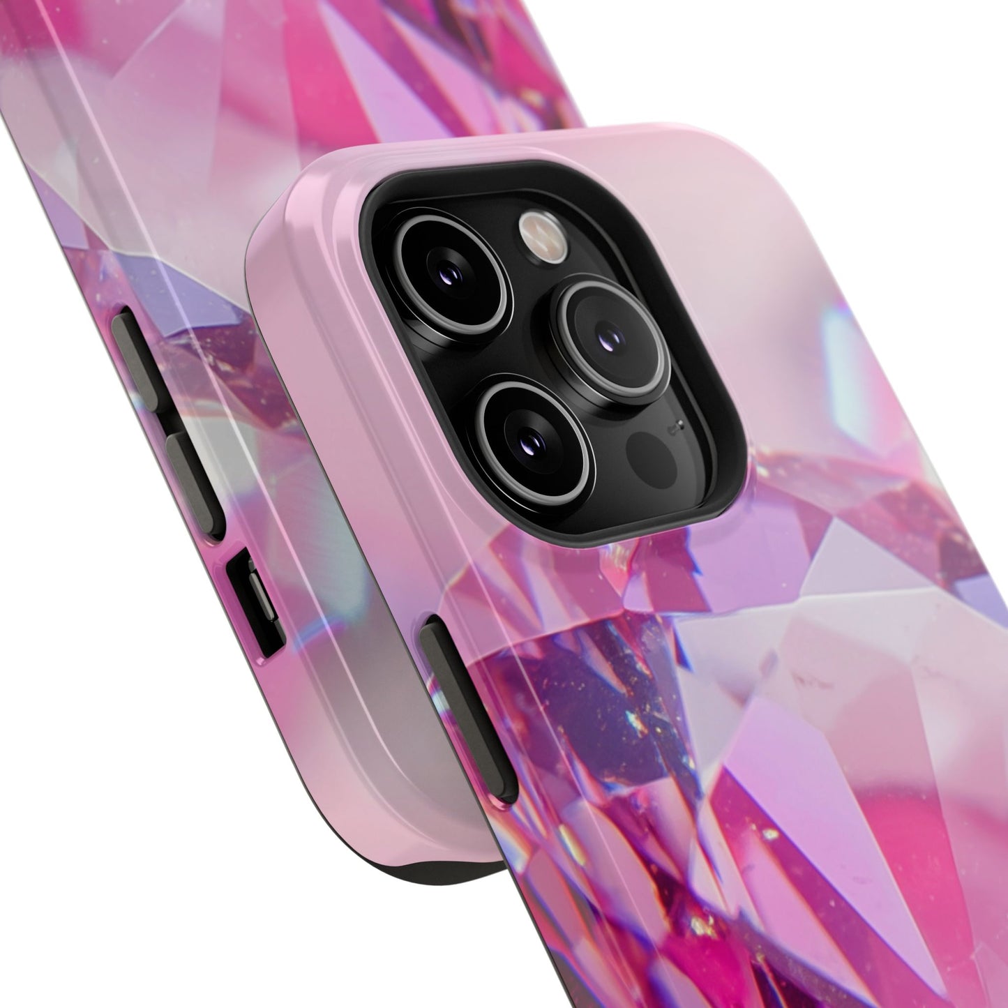 Impact-Resistant Phone Case – Pink Ice