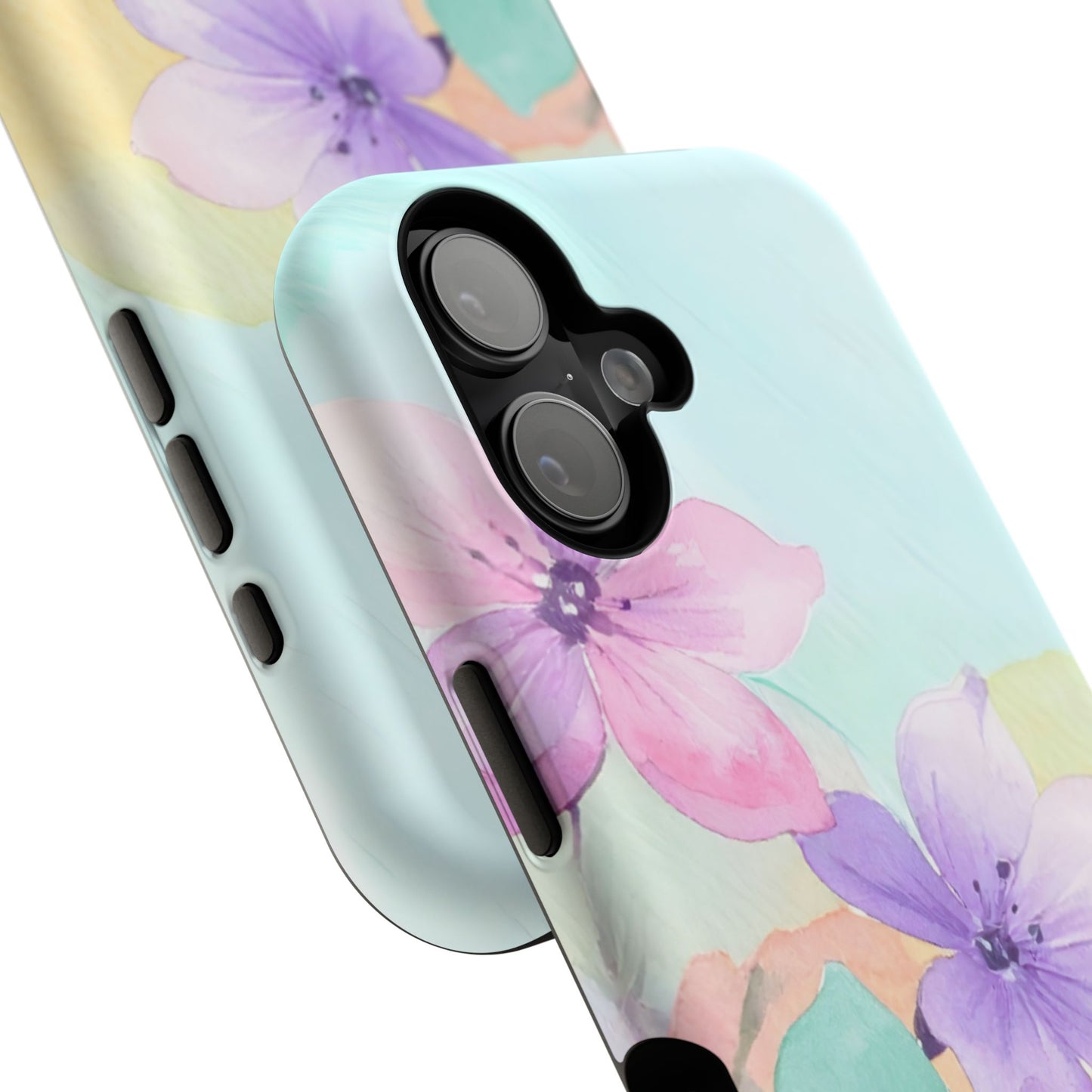 Impact-Resistant Phone Case – Water Petal