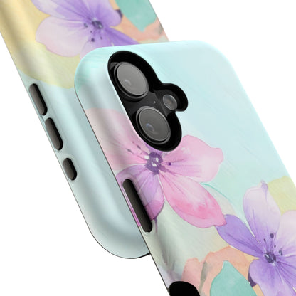 Impact-Resistant Phone Case – Water Petal