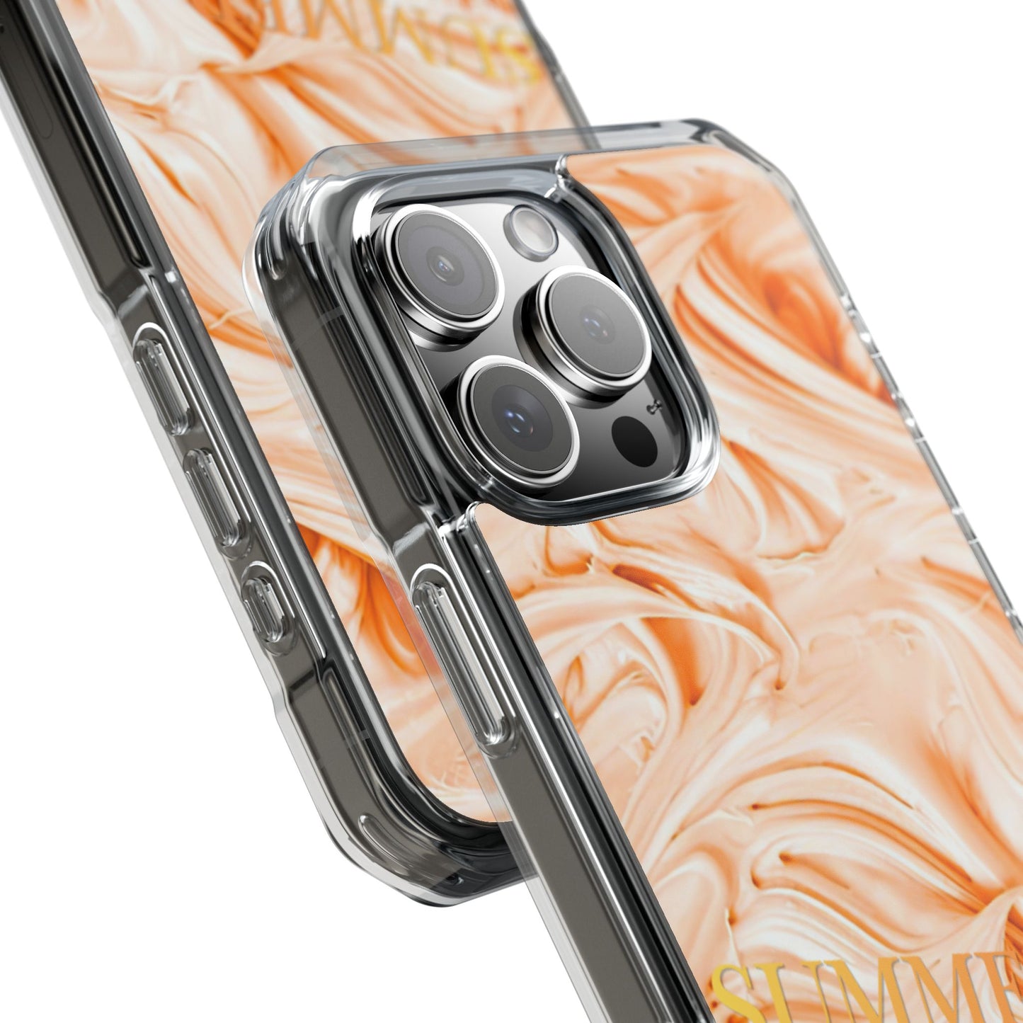 Clear Phone Case – Peach Sorbet