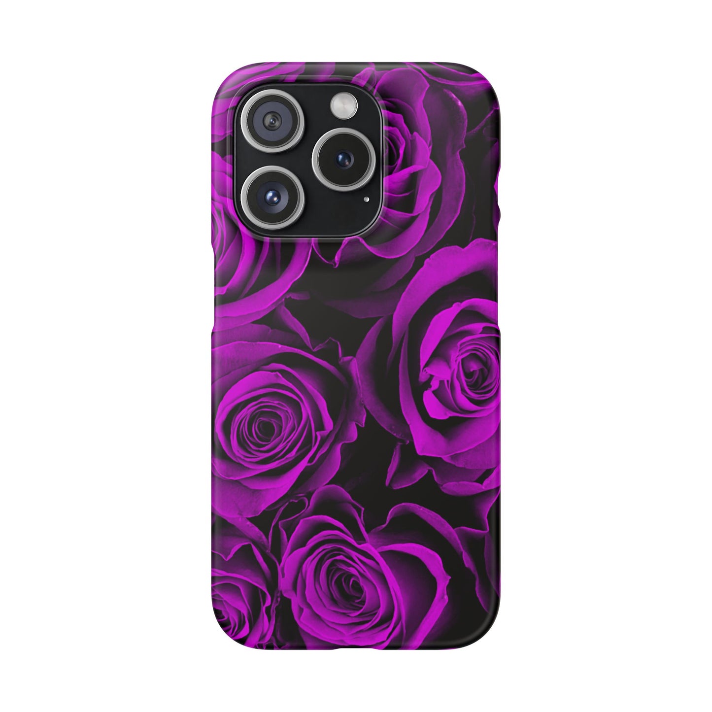 Snap Phone Case – Amethyst Roses