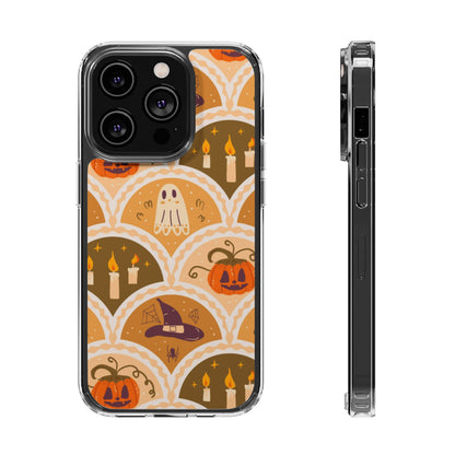 Clear Phone Case – Vintage Haunt – Compatible with iPhone 13–17 & Samsung Galaxy S25–S26 Series