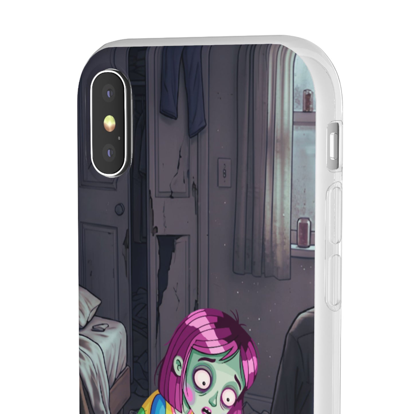 Zombie Girl Phone Case — Cute Creepy Cartoon Phone Cover