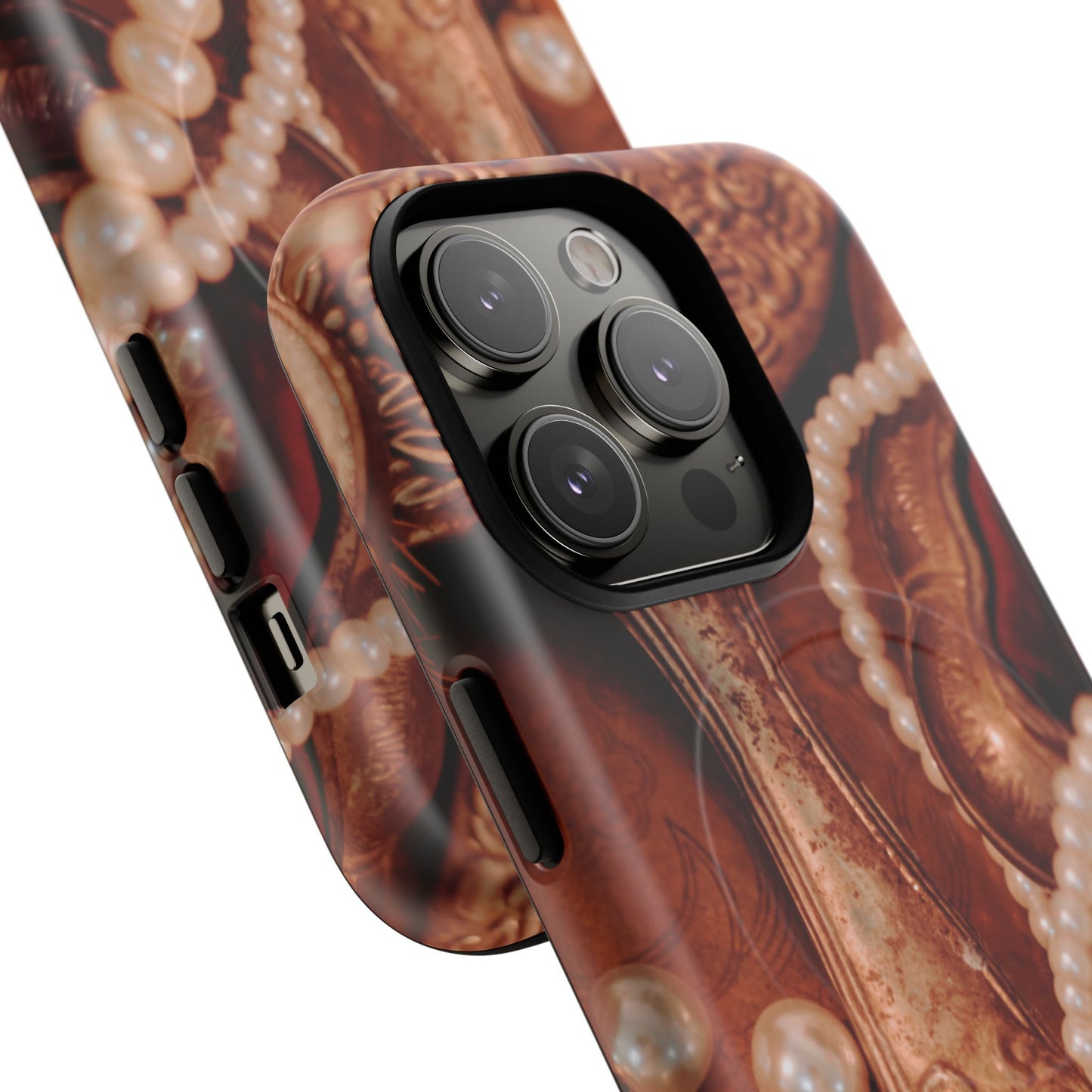 Protective Magnetic Phone Case – Bronze Vanity