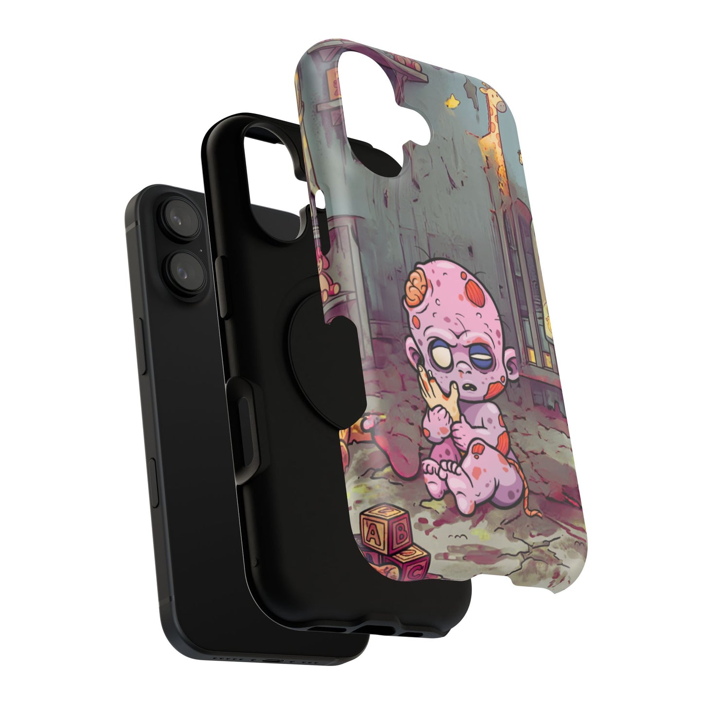 Zombie Baby Phone Case — Cute Creepy Impact-Resistant iPhone Case