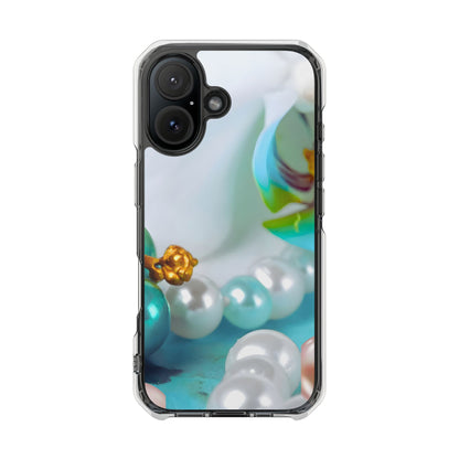Clear Magnetic Phone Case – Mermaid's Pearl