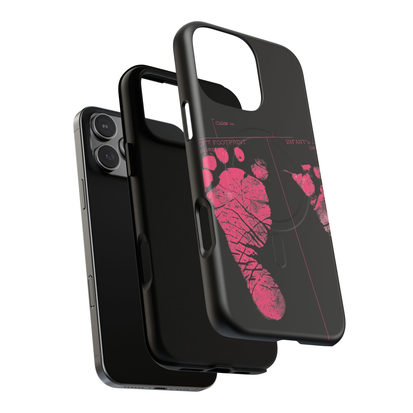 Protective Magnetic Phone Case – Mom’s Little Pink Footprints