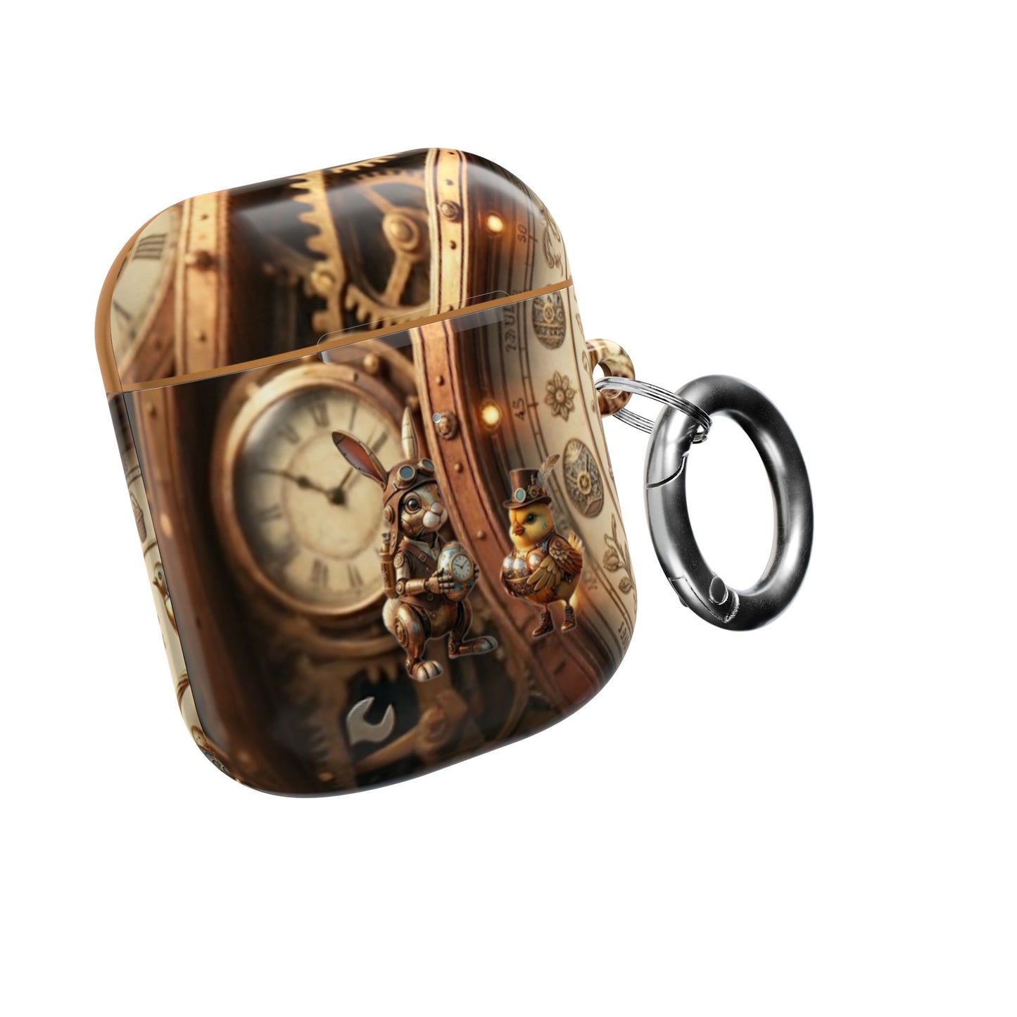 Earbud Case Cover – Clockwork Cottontail