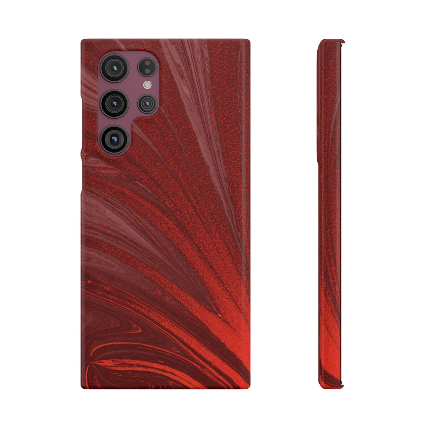 Snap Phone Case – Crimson Current