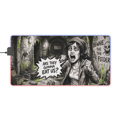 Gaming LED Desk Mat – Brains Only