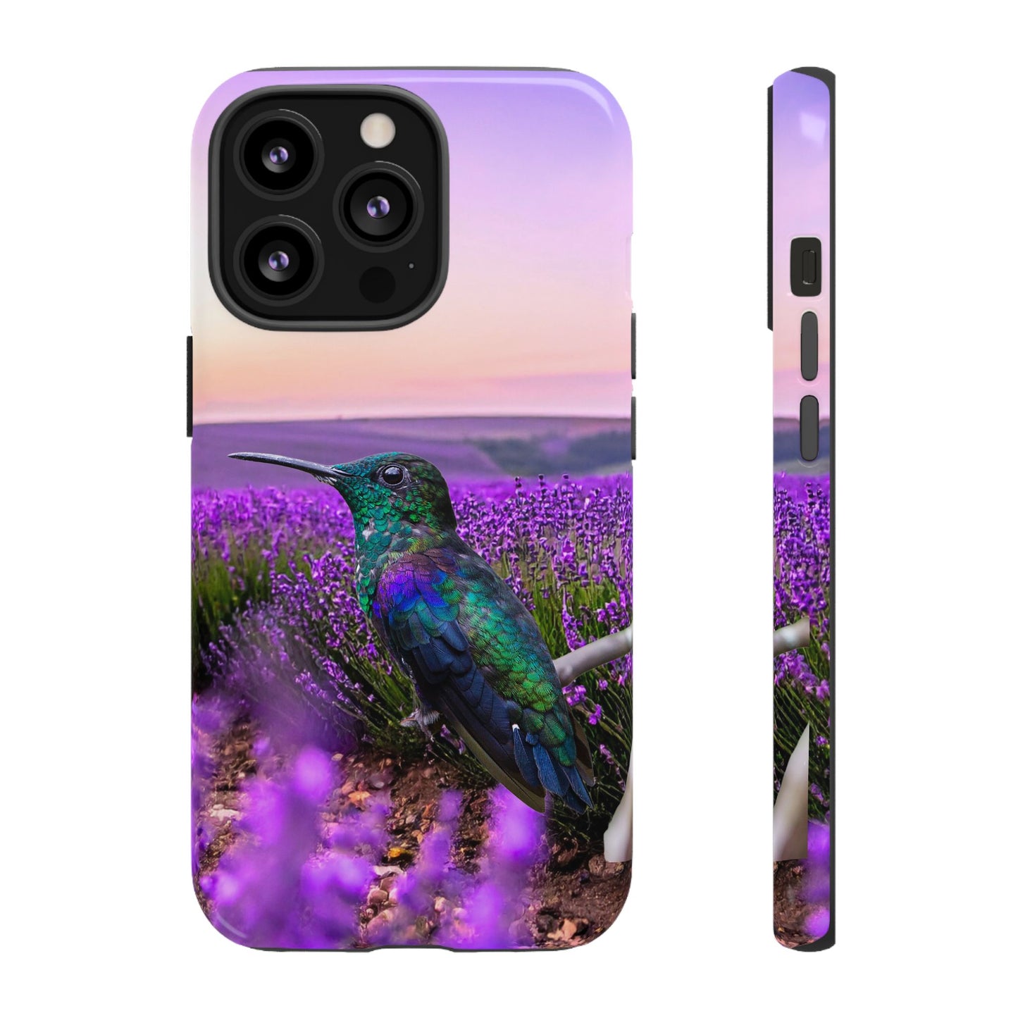 Protective Phone Case – Hummingbird Reverie