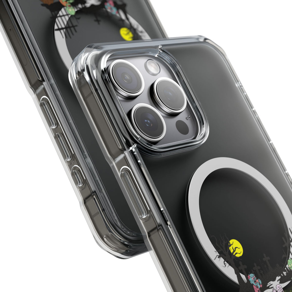 Clear Magnetic Phone Case – Graveyard Shift