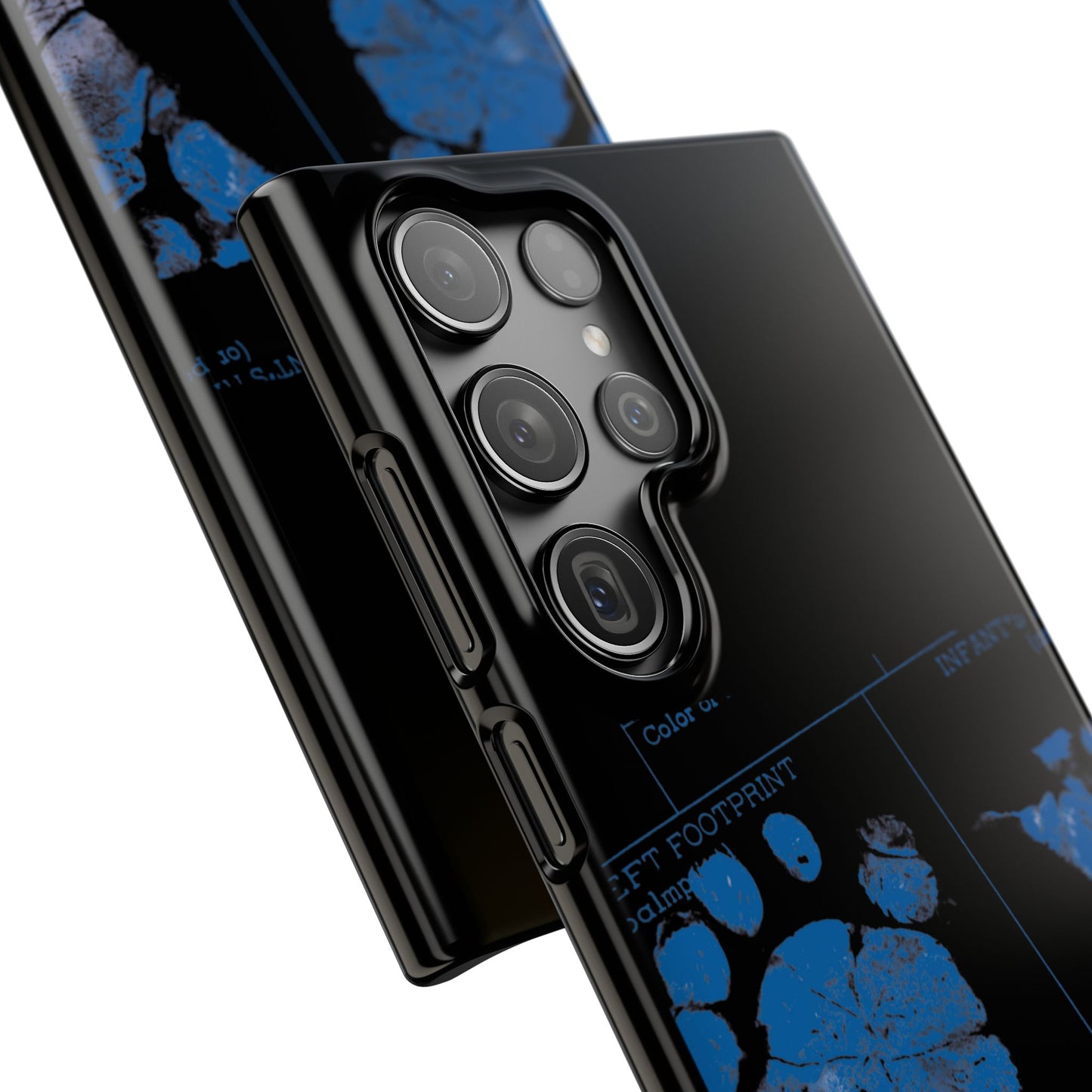 Snap Phone Case – Mom’s Little Blue Footprints