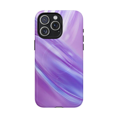 Protective Magnetic Phone Case – Lavender Wave