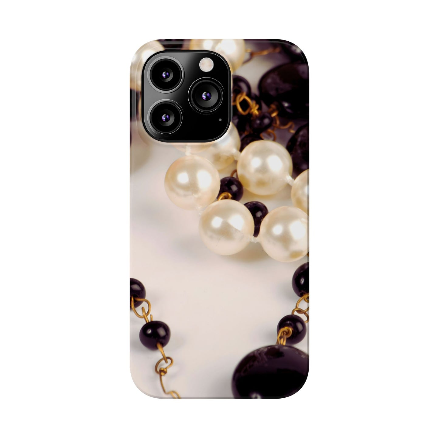 Slim Phone Case – Noir Pearl