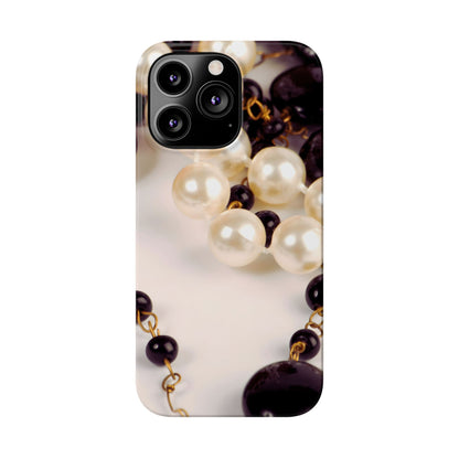 Slim Phone Case – Noir Pearl