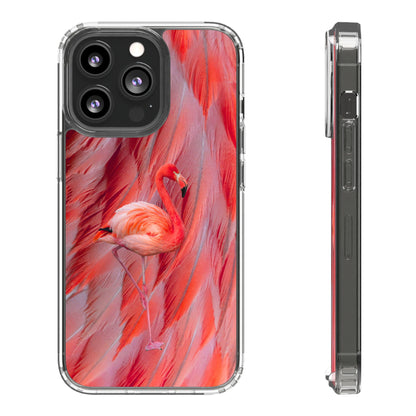 Clear Phone Case – Scarlet Plume