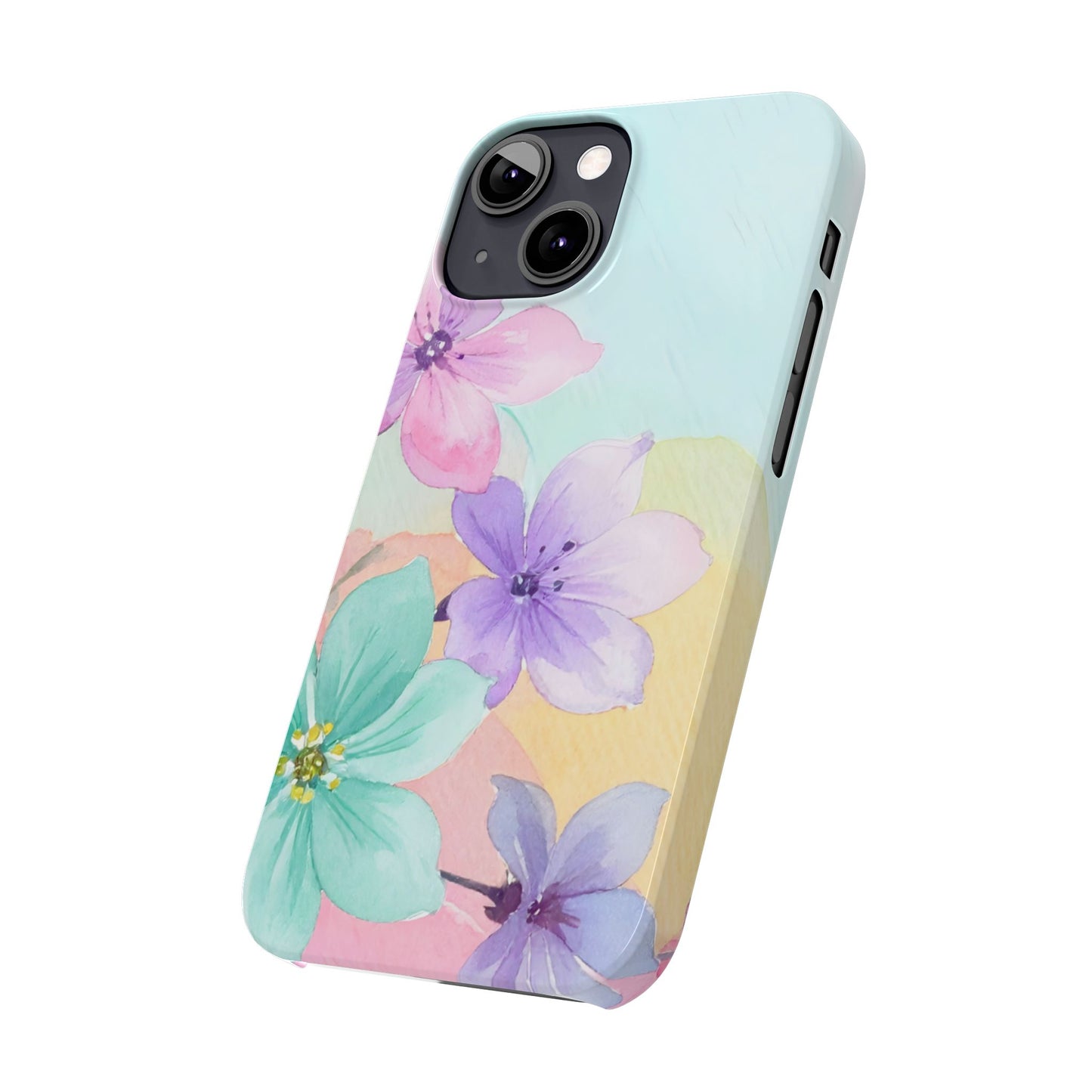 Slim Phone Case – Water Petal