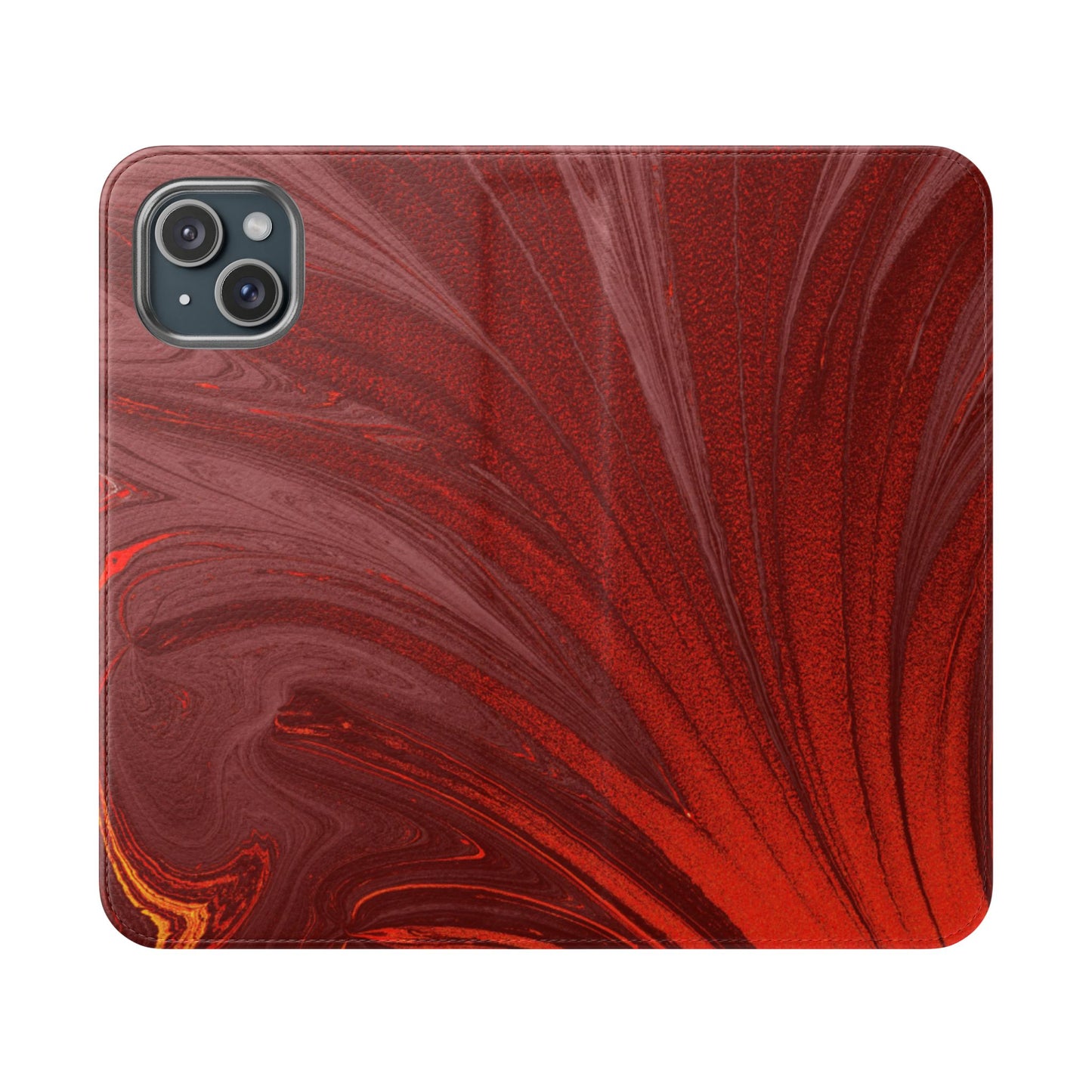 Flip Case – Crimson Current