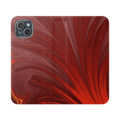 Flip Case – Crimson Current