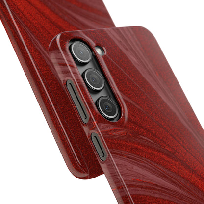 Snap Phone Case – Crimson Current
