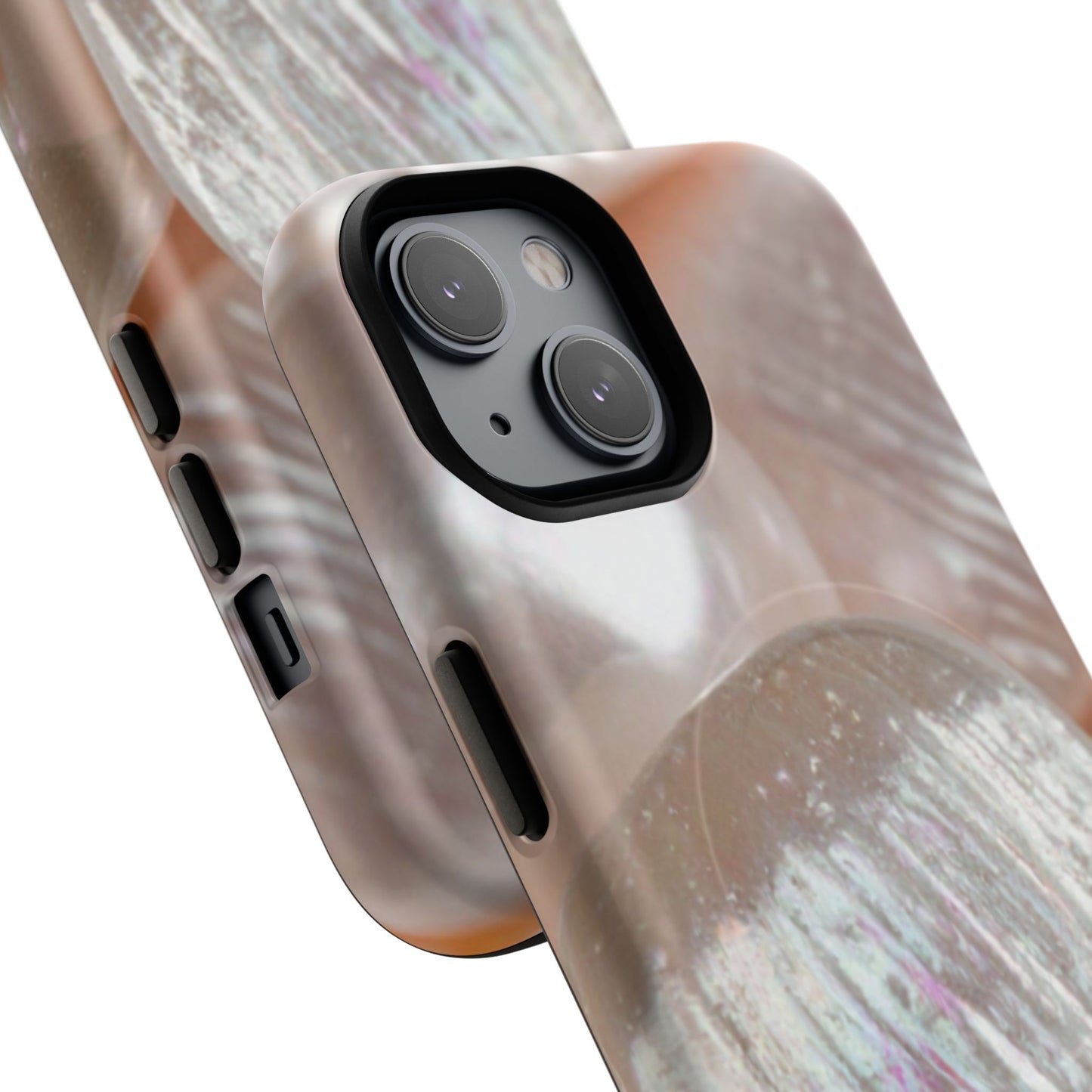 Protective Magnetic Phone Case – Blush Pearl