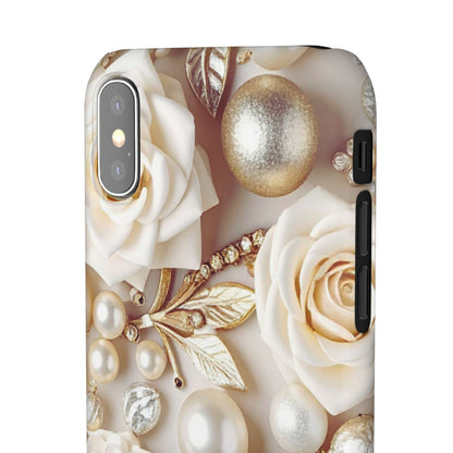 Snap Phone Case – Ivory Opulence