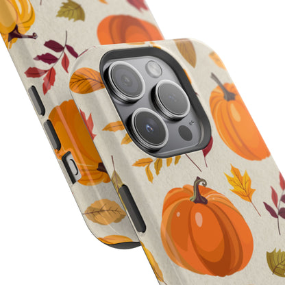 Wireless-Charging Compatible Case – Falling for Pumpkin