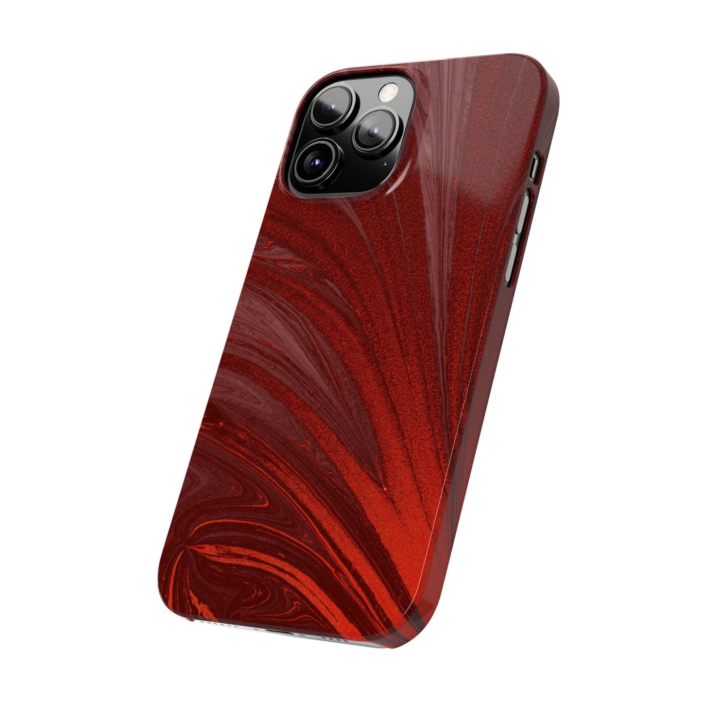 Slim Phone Case — Crimson Current