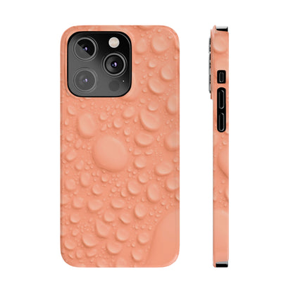 Slim Phone Case – Apricot Rain