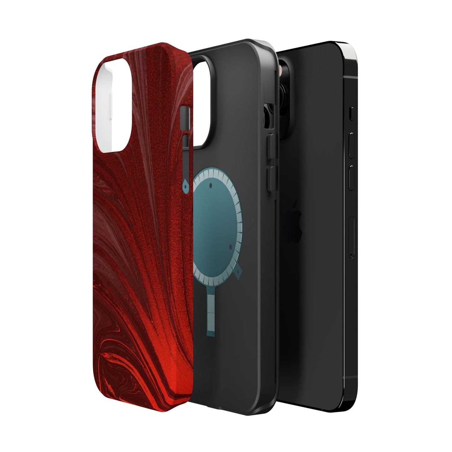 Wireless-Charging Compatible Case – Crimson Current