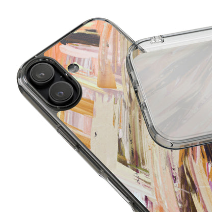 Clear Phone Case – Brush & Bronze